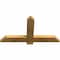 Ekena Millwork Eugene Rough Sawn Timber Gable Bracket, Western Red Cedar, 36"W x 19"H x 2"D x 4"F, 13/12 Pitch GBW036X19X0204EUG00RWR - alternate 2